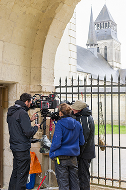 Tournage long-métrage Eugénie Grandet à l'Abbaye de Fontevraud